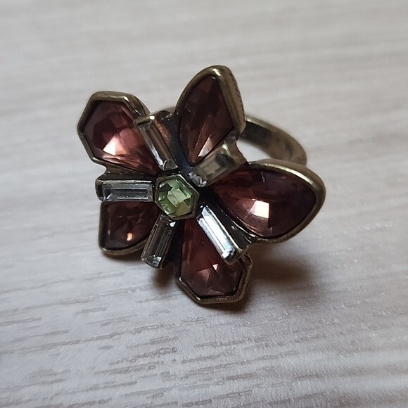 Papillion Nocturne Statement Ring Chloe + Isabel Size 6 - Picture 1 of 5